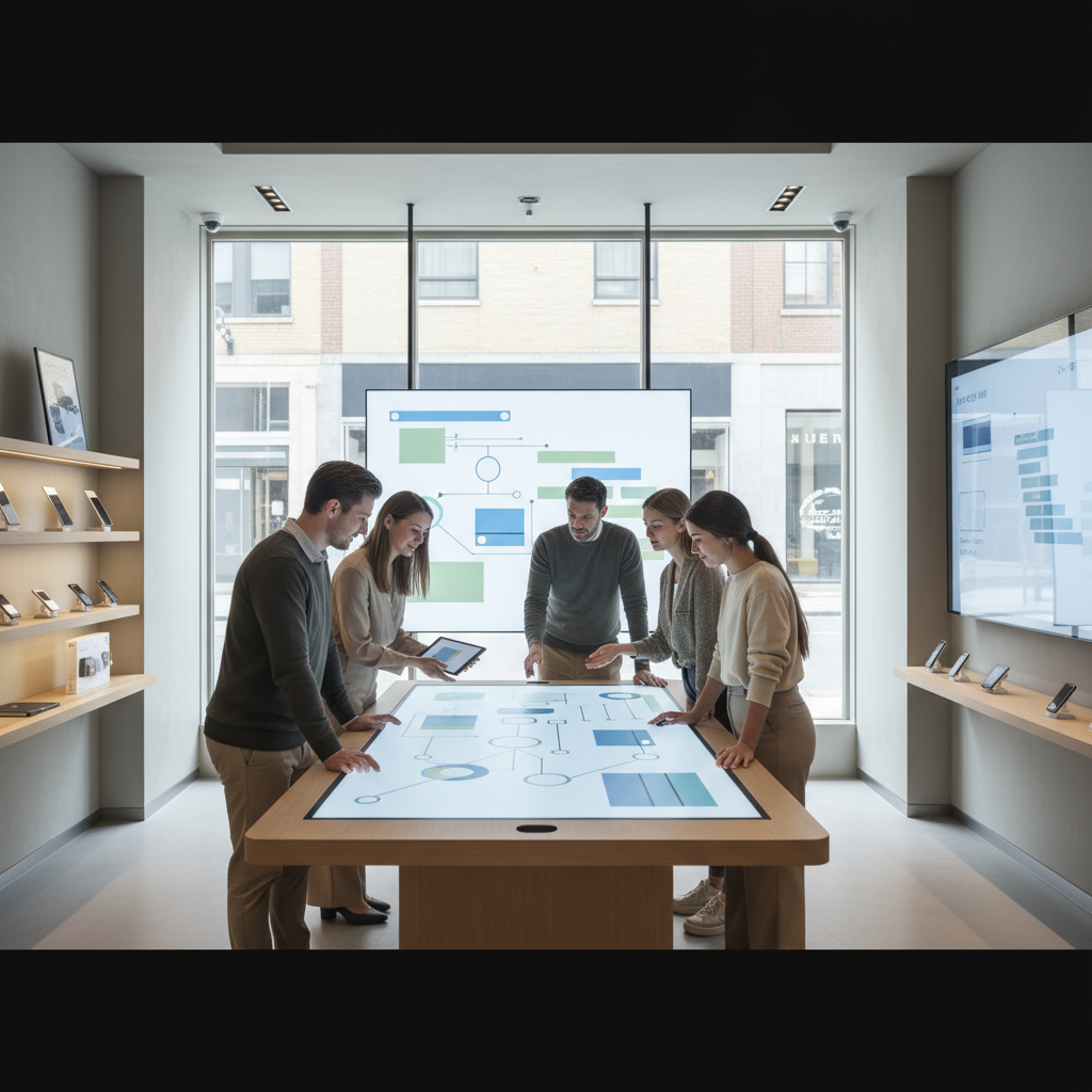 A developer working on a responsive design, demonstrating how to achieve a mobile-friendly website.