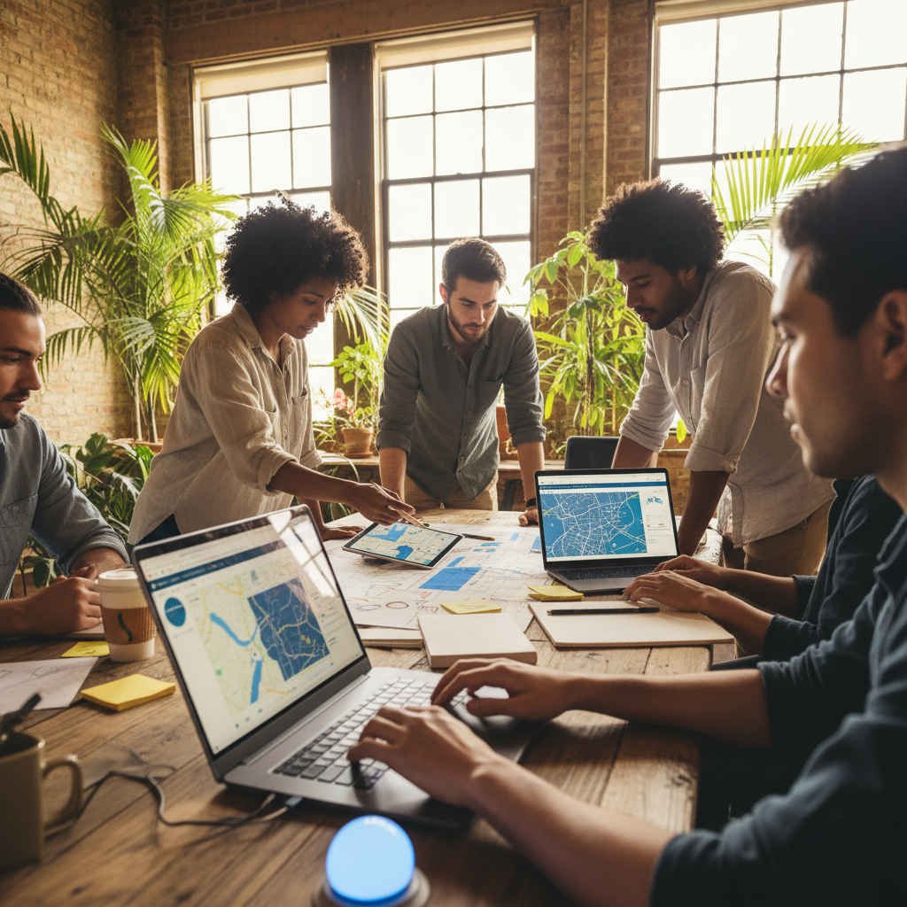 A graphic explaining the core components of what is Google Maps SEO Miami FL.