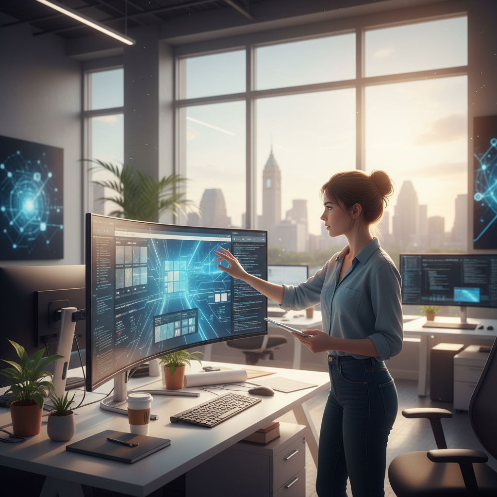 A mobile device showing a responsive WordPress design for a Columbus business.