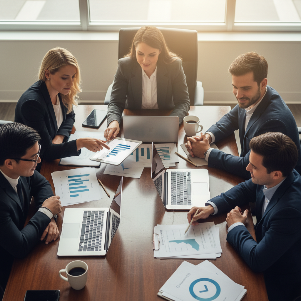 A beautiful, affordable website design for a Tampa Bay service business displayed on a tablet.