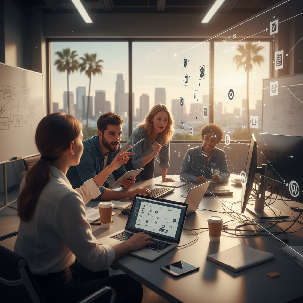 A professional when should I hire an AI automation WordPress developer in Los Angeles working
