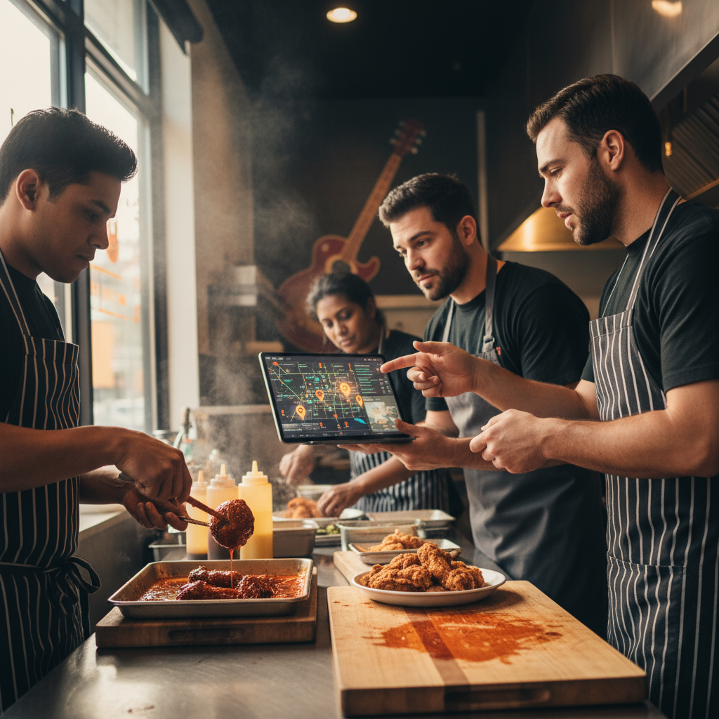 When should Nashville businesses use AI for Google My Business management?: A dashboard showing AI-automated GMB tasks.