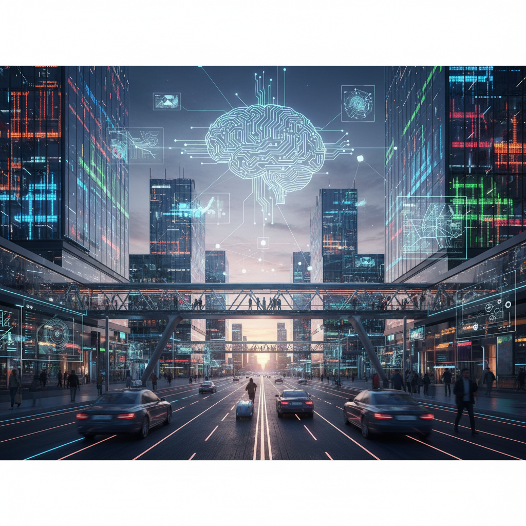 A business owner looking at a graph showing the best time to expect AI recommendations to impact local business visibility across the US