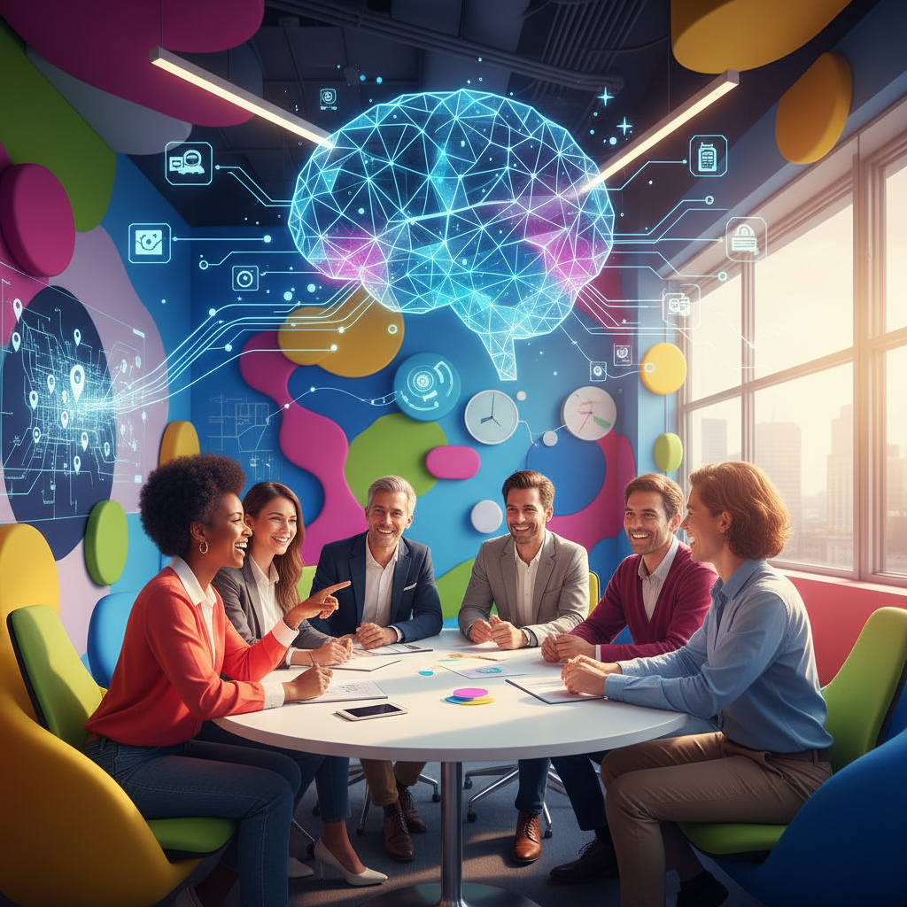 A visual showing how our professional AI optimization best practices build a neural footprint across the country, solving the problem of when to optimize my local business for Gemini and AI search.