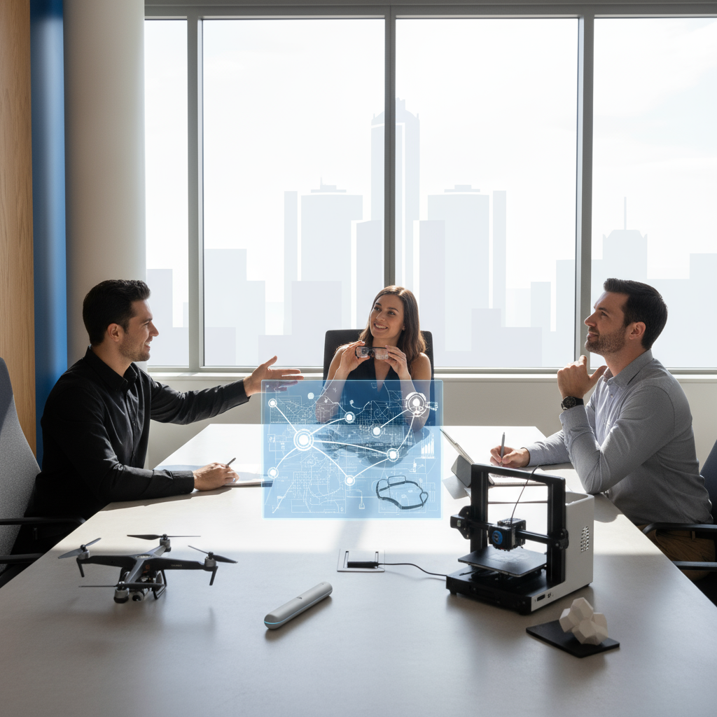 A team of professionals collaborating, illustrating why to hire a top digital agency in Detroit, Michigan.