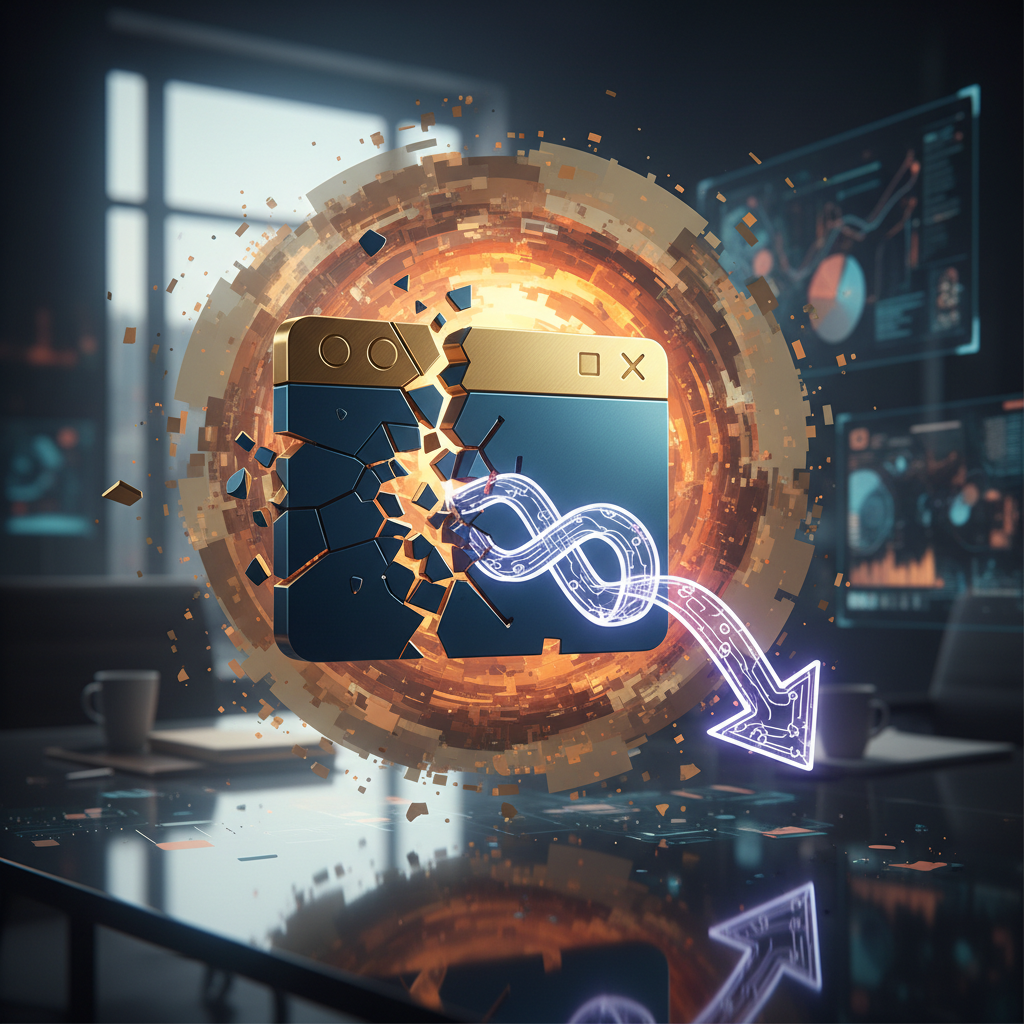 Question mark over a Phoenix AZ cityscape, symbolizing the question 'Why Isn't My Professional Web Design Phoenix AZ Getting Results?'