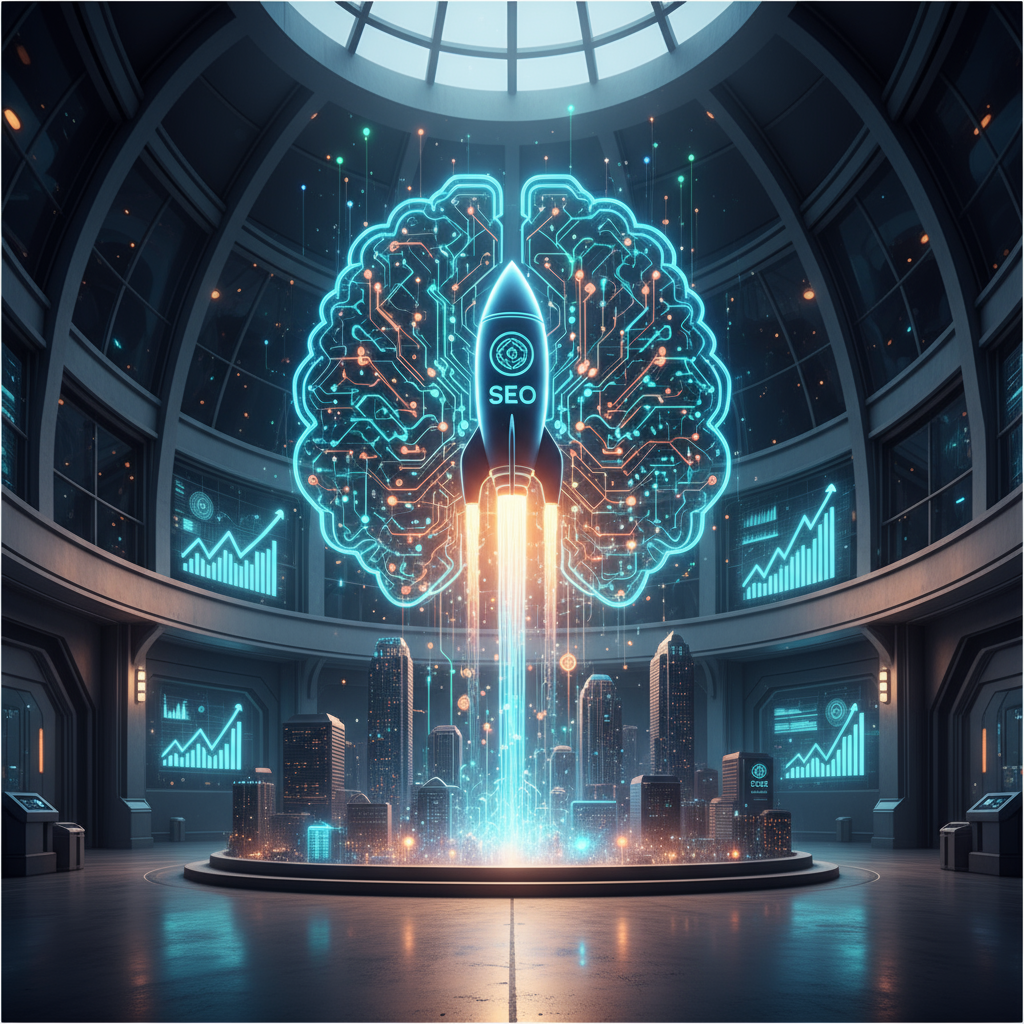 Digital illustration answering the question 'Why should I hire the best SEO company in Orlando, Florida?'